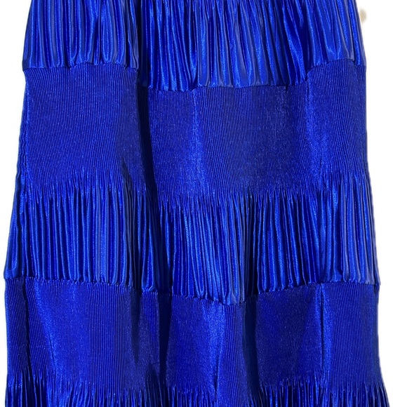 Women’s NUBIANO New York 3 pc Ruffled Satin Suit Size 20W (Very good condition) - Picture 4 of 10